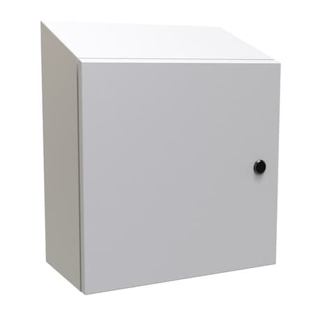 Hammond 1/4 Turn Latch Electrical Enclosures, 16 in H, 8 in D, 16 in W, 4, 12, Steel ST16168LG